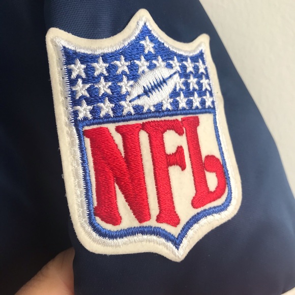 90s VTG STARTER CHICAGO BEARS Jacket Satin Snap M - Picture 12 of 13